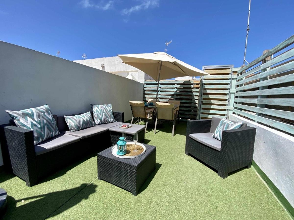 Apartamento Fantástico ático en el casco antiguo junta a la playa Cádiz Exterior foto